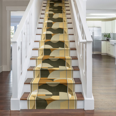Stair Runner Geometric Shapes Area Rug