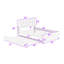 Lit plateforme tapissier avec panneau de particules et gigogne-1256723479-1256723947