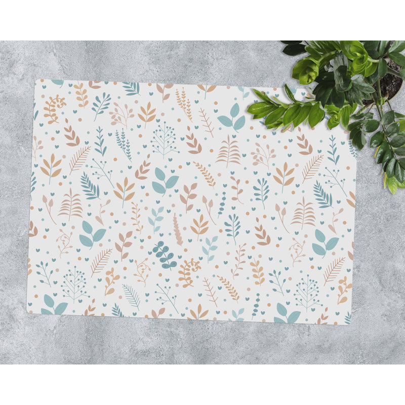 Natavious Hard Floor Rectangular Chair Mat, 70 x 100cm