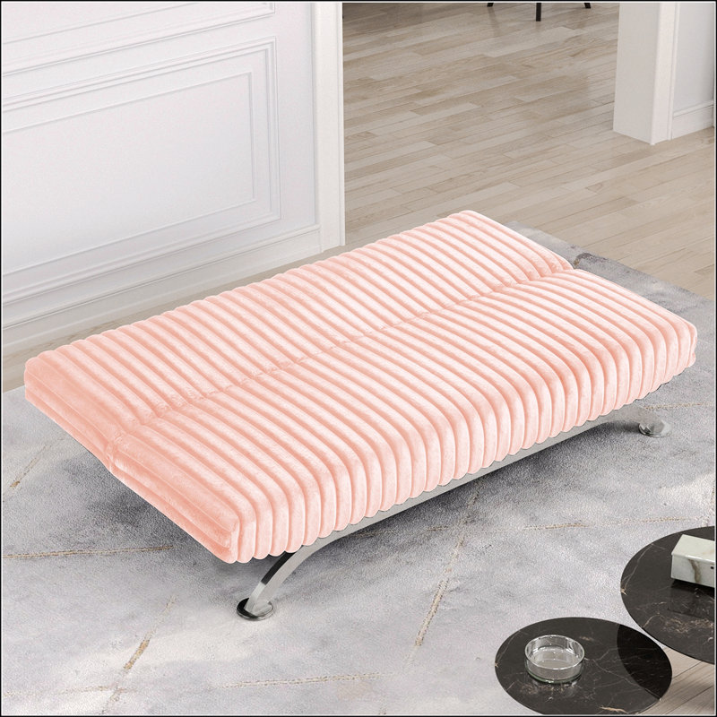 Futon Sofa Bed, Pink