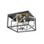Gurbaaz 4-light black square recessed ceiling light-1738798507