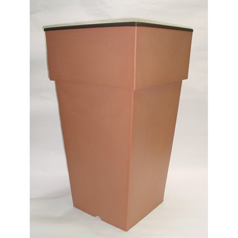 Pot Planter, 40" H x 22" W x 22" D, Terracotta
