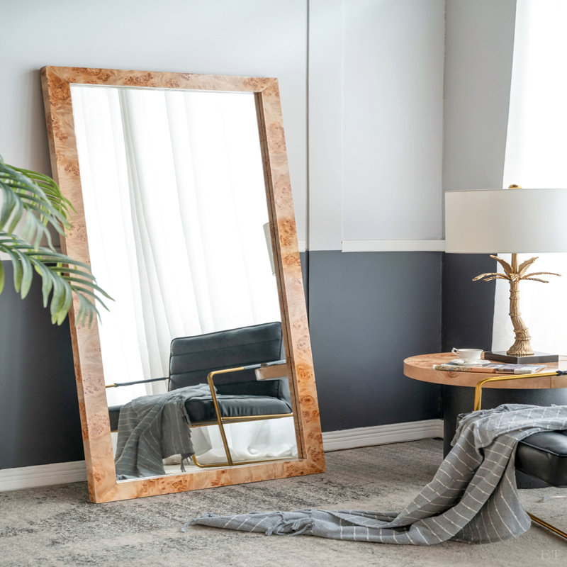 Miroir de plancher rectangulaire 31,5 x 1,6 x 71 po