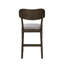 Ensemble de 2 chaises à hauteur de comptoir Roxy, dossier ouvert, rembourrage en mousse de polyester crème
