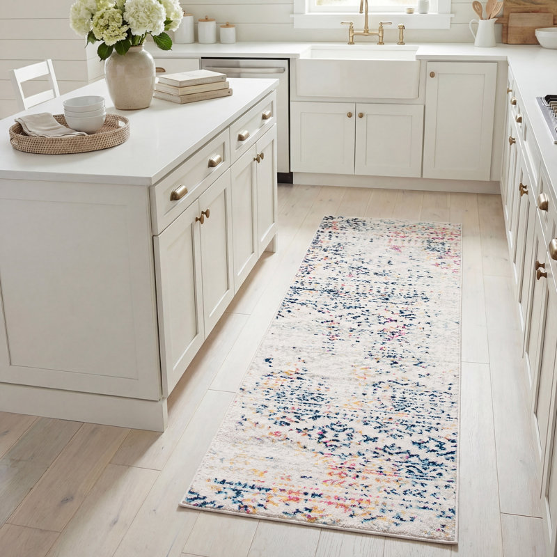 Sachiko Performance Geometric Rug, Runner 2' x 8'