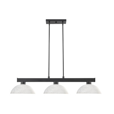 Luminaire suspendu pour dôme 3 lumières pour table de billard Wauregan
