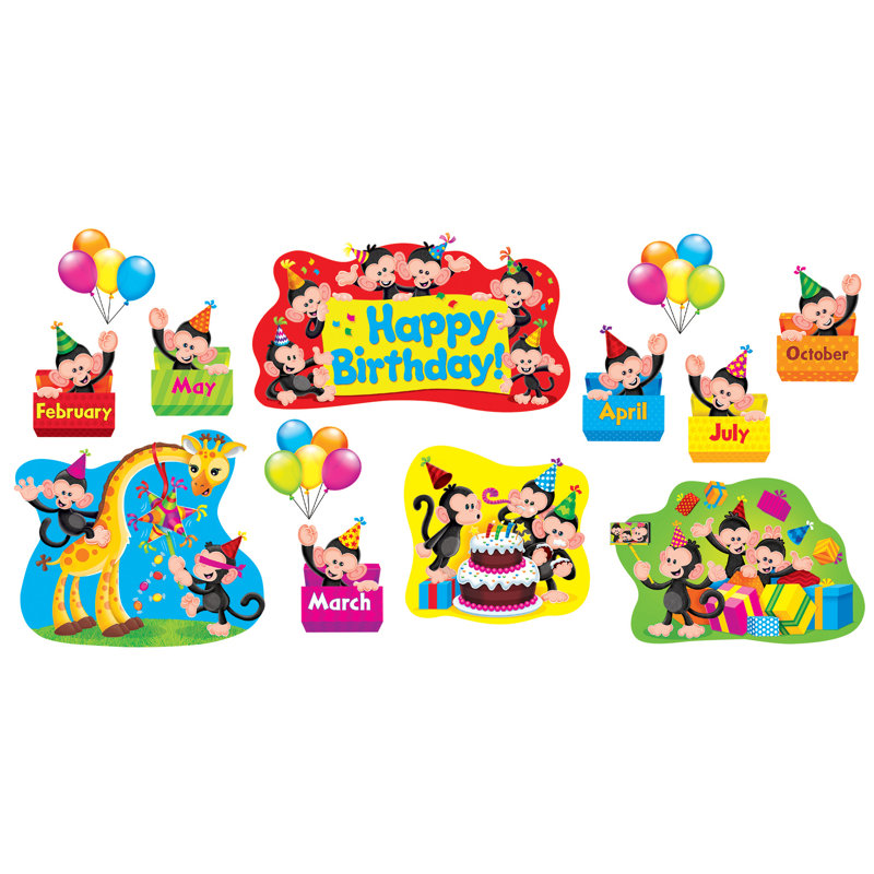 Ensemble de babillards Monkey Mischief Birthday
