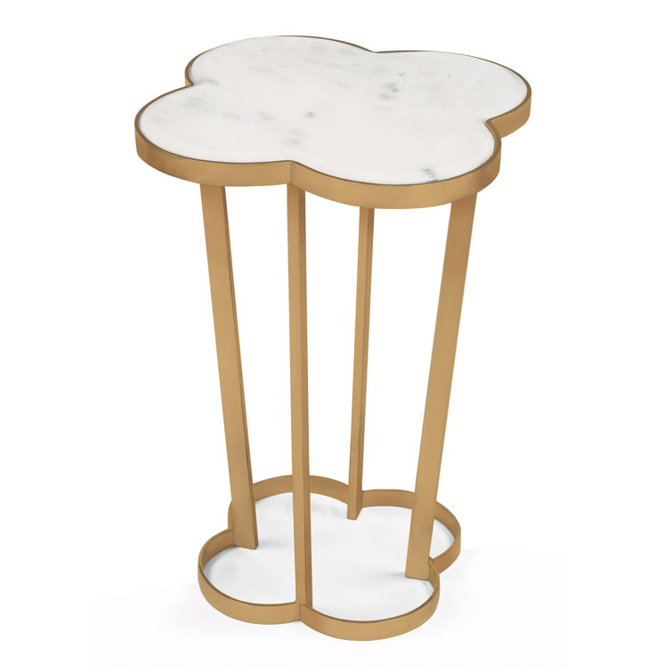 Clover Marble End Table