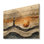 Abstraits arbres d'hiver sur la rivière Crystal Wood - Art mural en bois arbre de vie - sur bois de pin naturel
