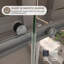 Porte de douche semi-sans cadre à porte coulissante double l 50 po x l 54 po x H 74 po avec verre trempé transparent anti-déflagrant de 5/16 po (8 mm)-125470042-93217552