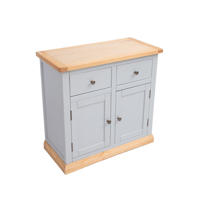 Naugle 84cm Sideboard, Grey/Brown/Bronze