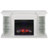 Henstinger Touch Screen Electric Fireplace with Bookcase