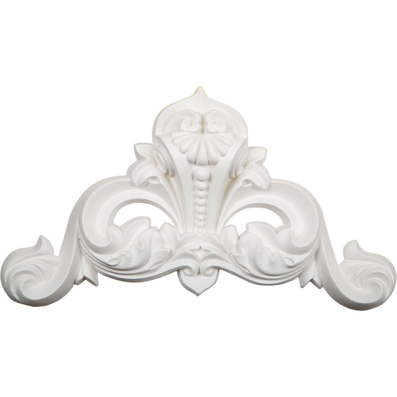 Ralston 8.88'' H x 16.38'' W x 2'' D Urethane Onlay Scroll