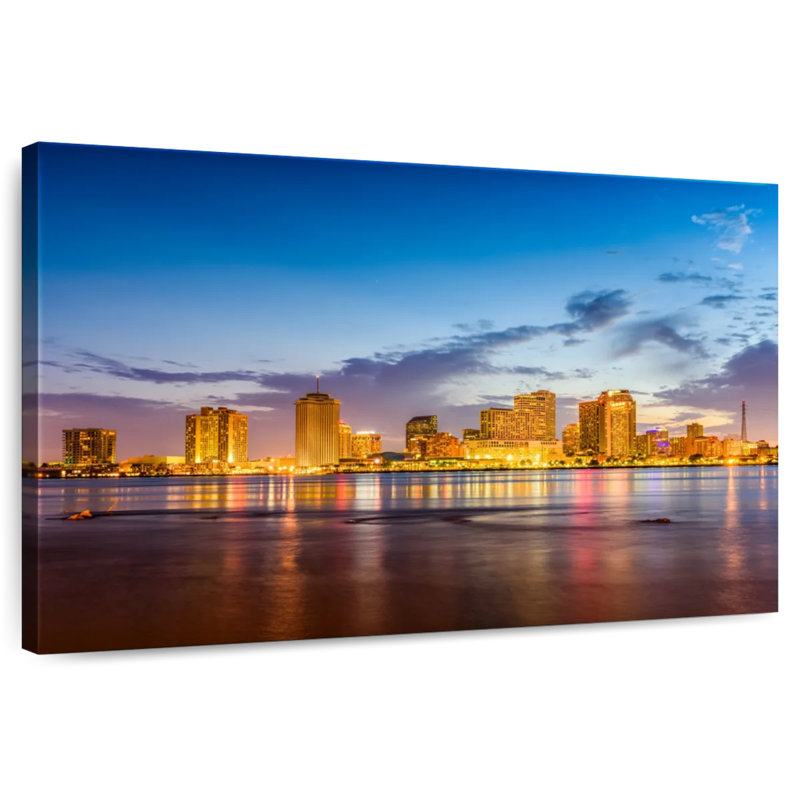 Sireci New Orleans Waterfront, 16" H x 24" W