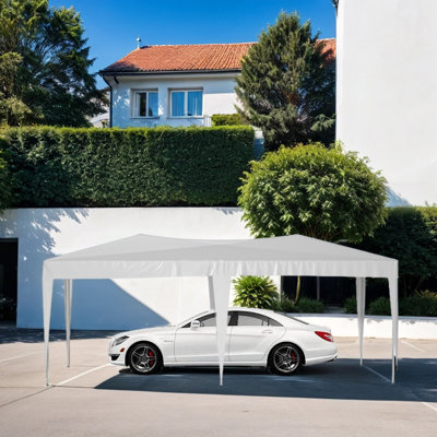 235.12'' W x 118.12'' D Steel Canopy