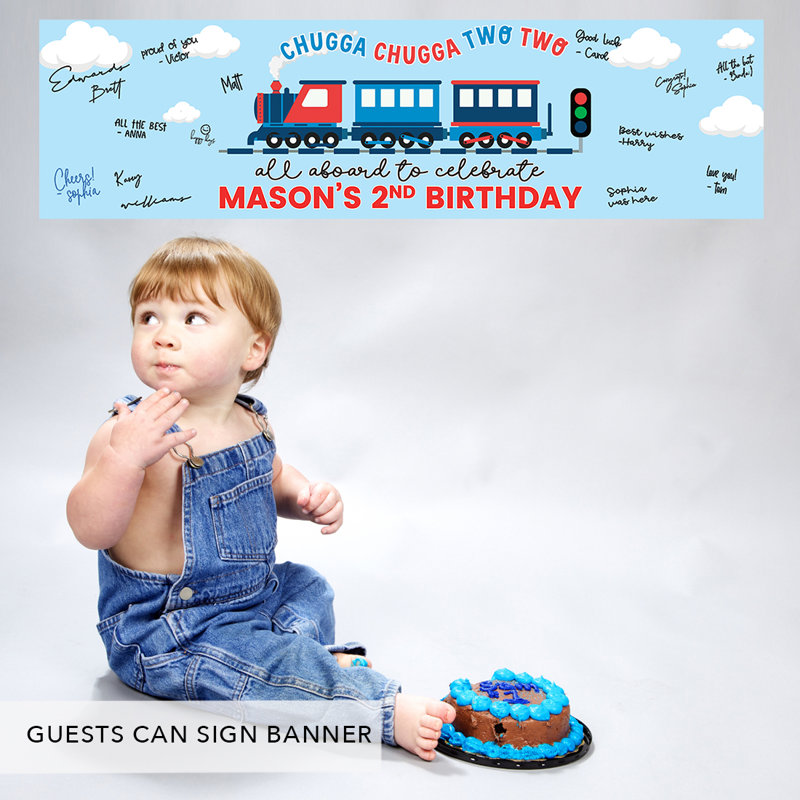 Bannière d'anniversaire en papier, Oui