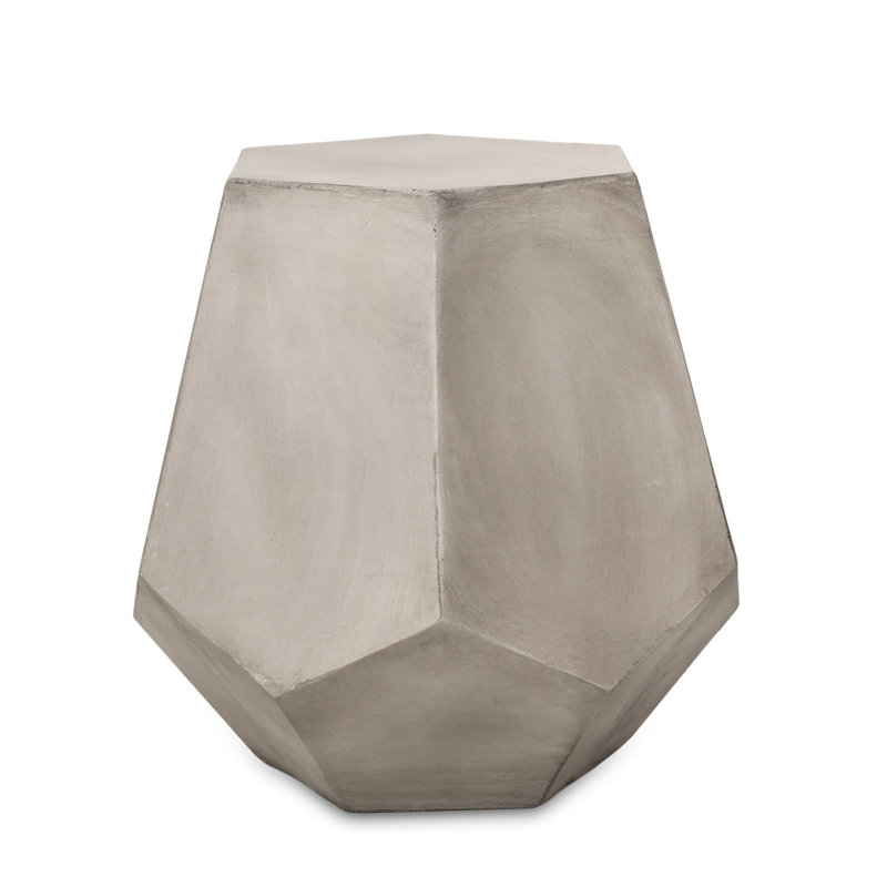 Table moderne en béton gris moderne