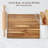 Acacia Wood Large Cutting Board for Kitchen