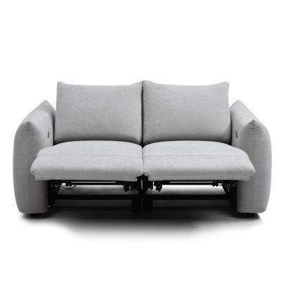 Charging Power Lift , Soft Chenille Fabric - Gray Chair, Medium-firm Plushness