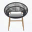 Chaise d'extérieur en osier, ensemble de 2-1467488610