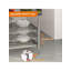 Table de travail pliante 30 po x 36 po certifiée NSF en acier inoxydable avec tablette de dosseret réglable pour la préparation de cuisine commerciale robuste
