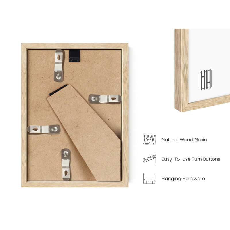 Ensemble de 10 cadres muraux Oak Gallery, Beige