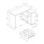 Bureau d'ordinateur, bureau personnel, coin, tiroirs de rangement, L de 46 po, bureau, ordinateur portable, stratifié, contemporain, moderne-1141498827