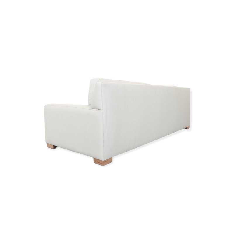 Upholstered 84'' Sofa, 60", Bongo Basil, Black