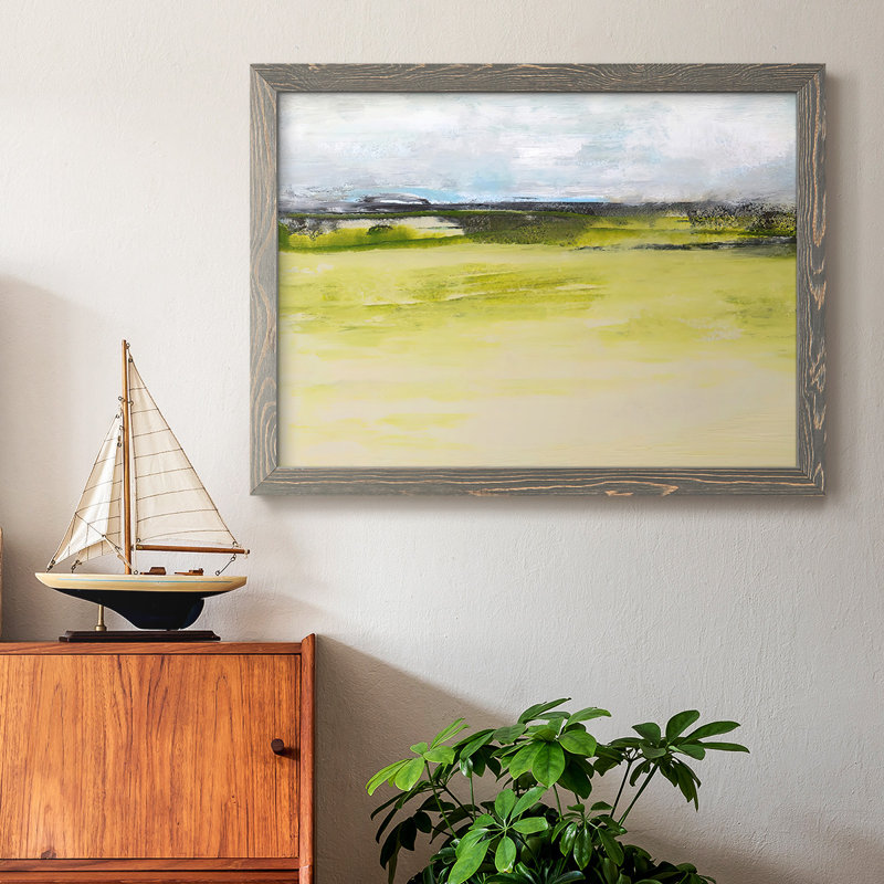 From The Terrace IV, reproduction d'art sur toile, Gris, H 14 po x l 20 po