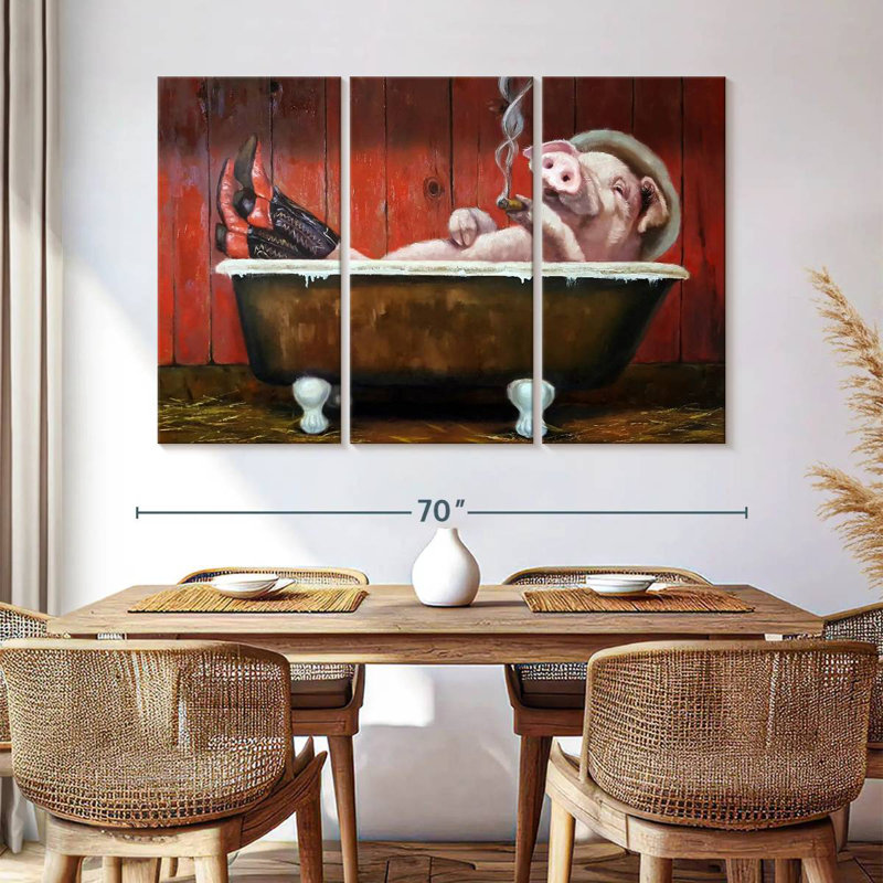Brampt Hog Heaven, 24" H x 38" W
