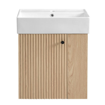 Meuble-lavabo flottant moderne 21,6 po