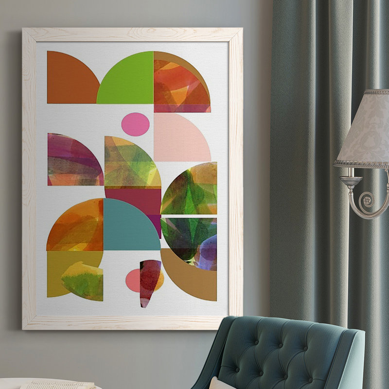 «Dorset Shapes II», reproduction d'art sur toile simple, Blanc, H 37,5 po x l 27,5 po x P 1 po