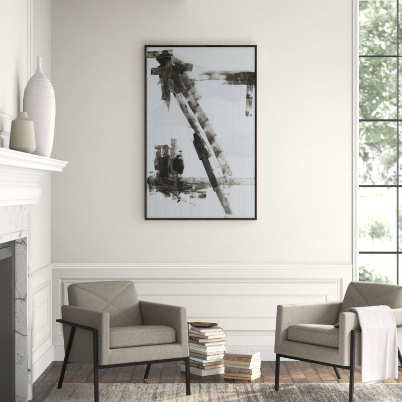 Trivial Release I Print by Giselle Kelly, 58.5" H x 37.5" W x 1.5" D, Glass Coat