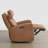 Genuine Leather Triple Motor Glider Swivel Rocker Power Recliner With Power Headrest And Power Lumbar Support-870454256