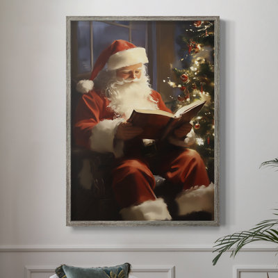 Art des Fêtes de Noël - Série 2 - CECXLII, reproduction encadrée - bois massif