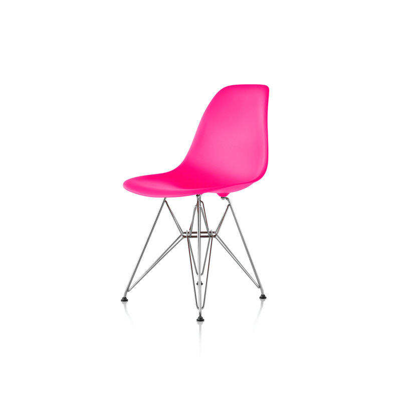 Chaise en plastique Alaska, Rose foncé