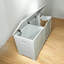 Meuble pour litière pour chat 39,4 po