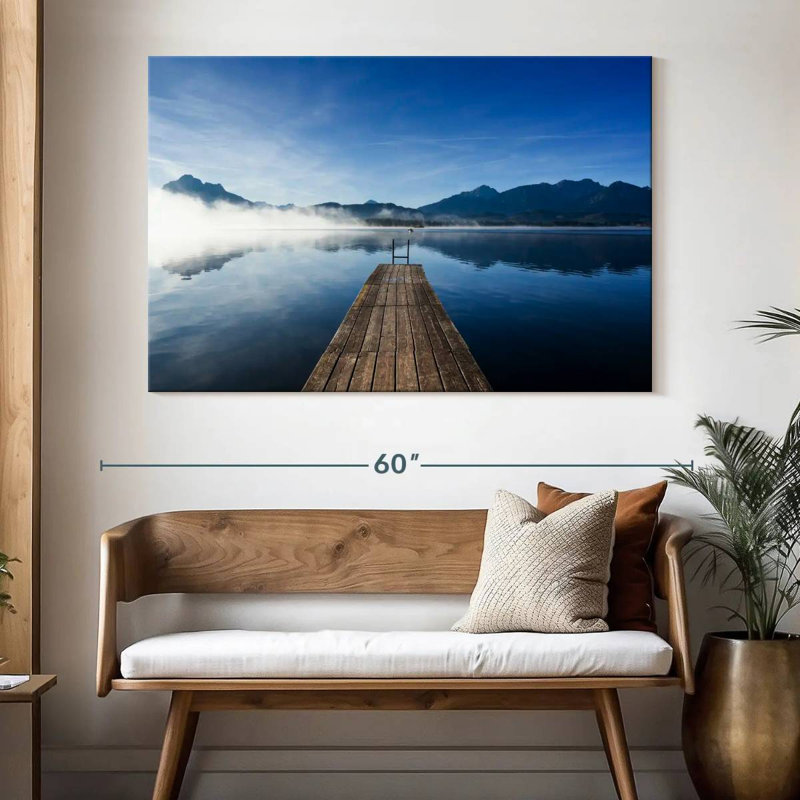 Alvord Lake Hopfensee Jetty, 34" H x 51" W