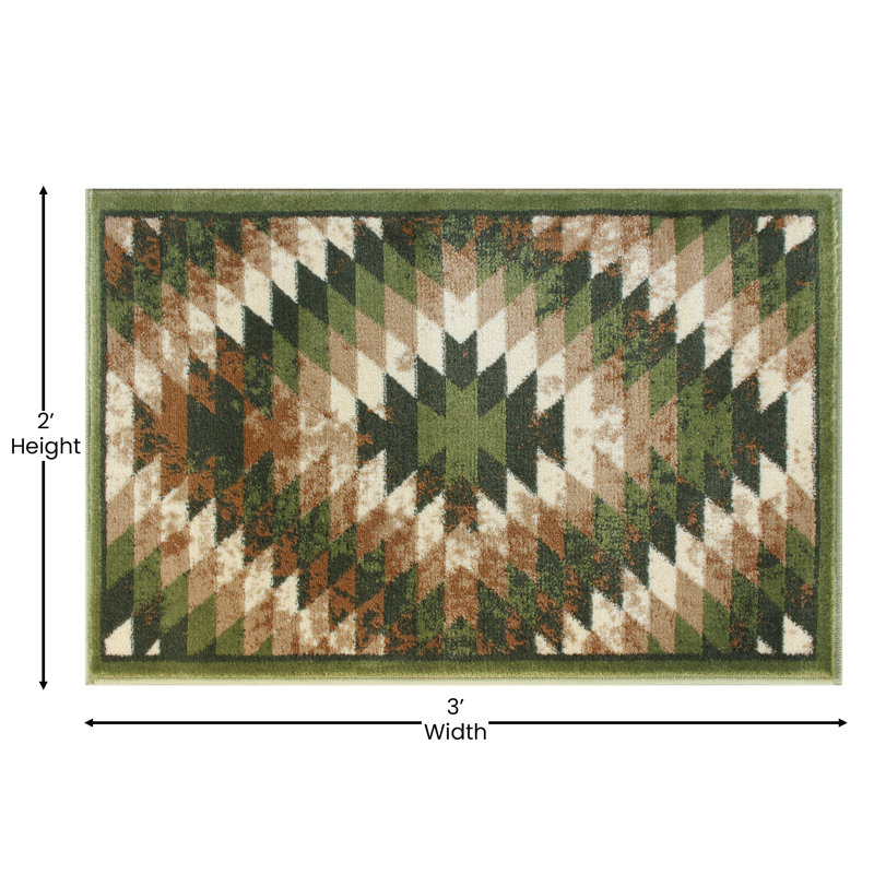 Tapis intérieur Akwasi, Rectangle 2 pi x 3 pi