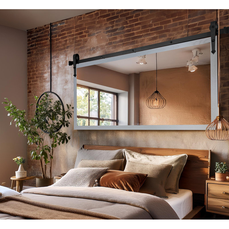Miroir Gracie Oaks, 33 po x 56 po, Gris