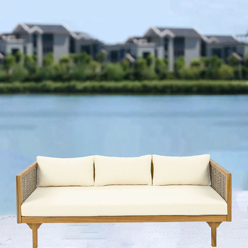Lit de jour pour terrasse 67,5 po, Beige