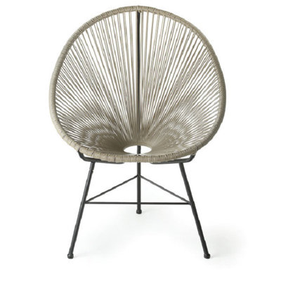 Outdoor Vinyl Acapulco Patio Chair With Frame (Set Of 2) by George Oliver