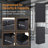 5‑Drawer Lateral File Cabinet, Black Steel, 550 lb Capacity, Interlock Locking System, Full‑Extension Ball‑Bearing Slides, for Legal/Letter/A4-1354621205