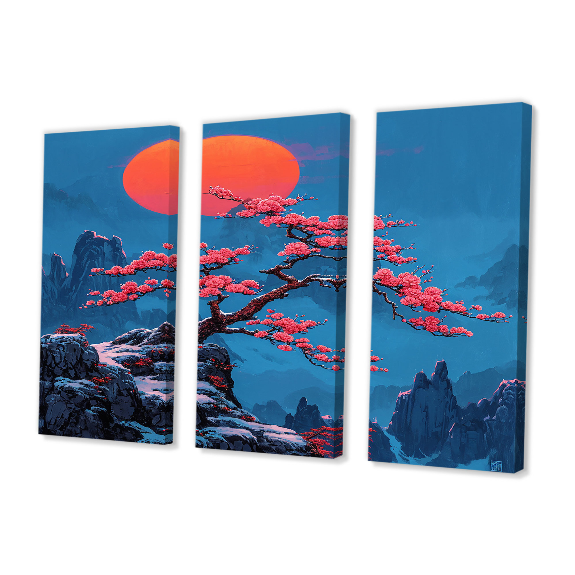 Lark Manor™ Cherry Blossom - Tree Wall Art Print Set | Wayfair