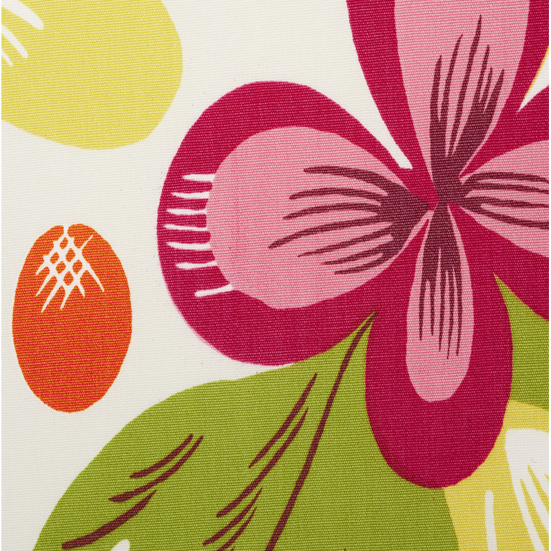 Juin Fabric, Poppy/Yellow