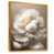 Toile avec cadre flottant or