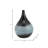 Sculptural Gradient Tall Glass Vase for Home Decor Styling - Decorative Flower Vase Table Accent for Living Room Display - Black & Blue