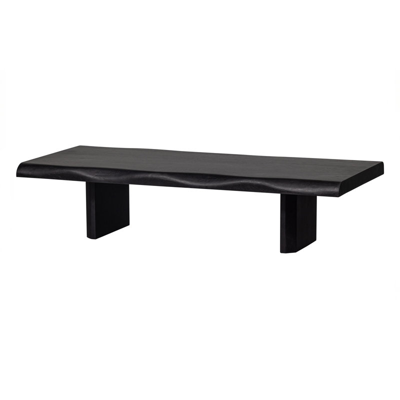 Amiyla Solid Wood Double Pedestal Coffee Table