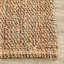 Tapis décoratif en tissu de jute naturel Annello