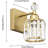 Modern Crystal Bathroom Vanity Light Fixture With K9 Crystal, E26 Bulb Compatible, UL Listed For Safety-889526802